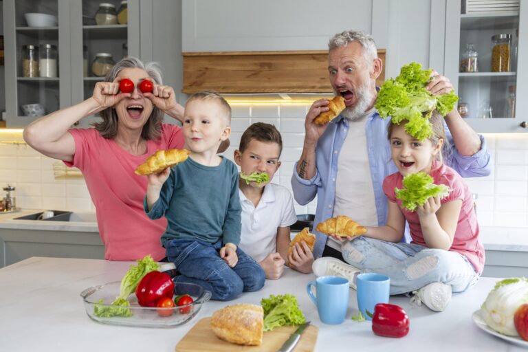 Home-cooked meals are the foundation of healthy eating. Instead of relying on fast food or pre-packaged meals, turn cooking into a family activity.